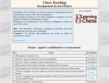 Tablet Screenshot of chess-teaching.com